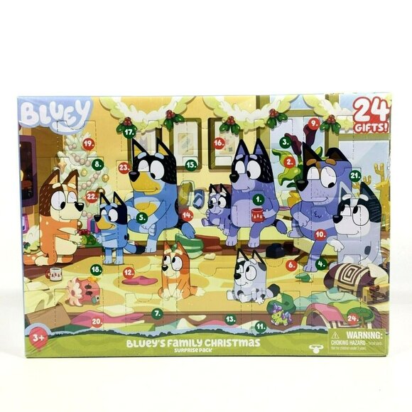 Blueys Family Christmas Surprise Pack Advent Calendar 24 Gifts - Picture 1 of 8